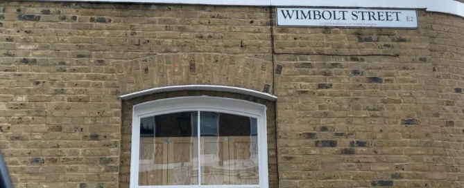 Wimbolt Street, E2 London comprises of double glazed timber sash windows